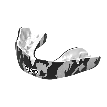 Капа OPRO Instant CAMO доросла (вік 11+) Black/White (art.102523002)