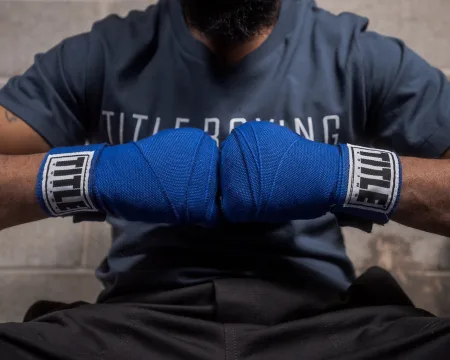 Бинти для боксу TITLE Boxing Select 180" Semi Elastic Mexican Royal (4,5м.)