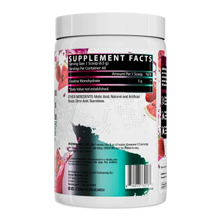 Creatine Monohydrate - 390 г Полуниця кавун