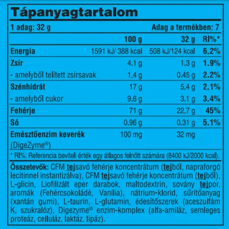 Compact Magic Whey Protein - 224 г білий шоколад з частинками полуниці