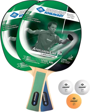 Набір ракетки для настільного тенісу Donic Appelgren 400 2-player set (оригінал)