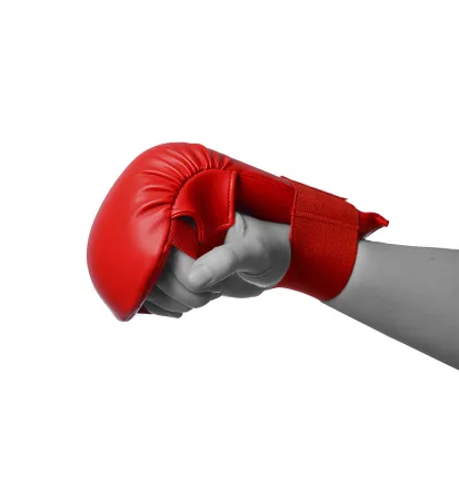 Рукавиці для карате PowerPlay 3027 червоні - L