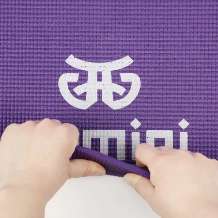 Килимок для фітнесу та йоги PVC Sport PVCY-6PUR 173 х 61 х 0,6 см фіолетовий