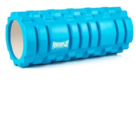 Набір для масажу та йоги PowerPlay PP_4096 (ролик 33*14 + 2-ва мячі) Blue + резинка 7,5 кг.