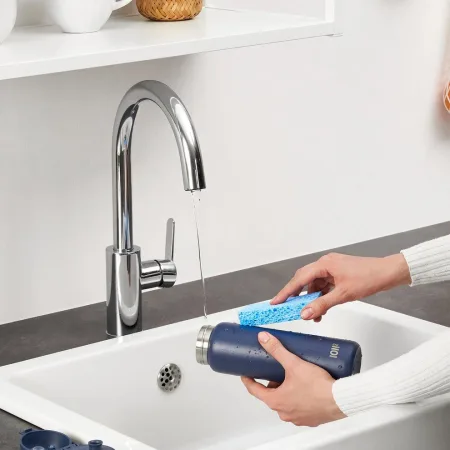 Пляшка для води металева вакуумна ION8 500 мл. Vacuum Insulated Navy
