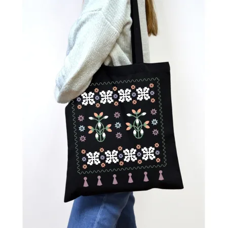 Екошопер BookOpt BK4095 українські мотиви, чорний
