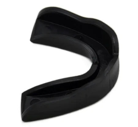 Капа боксерська PowerPlay 3318 JR дитяча (вік до 10) чорна