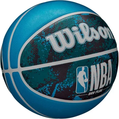 М'яч баскетбольний Wilson NBA DRV PLUS VIBE BSKT Black/Blue size 5 WZ3012602XB5 (оригінал)
