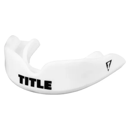 Капа TITLE Boxing Super Shield X2 дитяча біла до 10 років