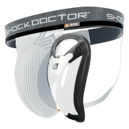 Захист паху Shock Doctor Supporter with Protective Cup White - S