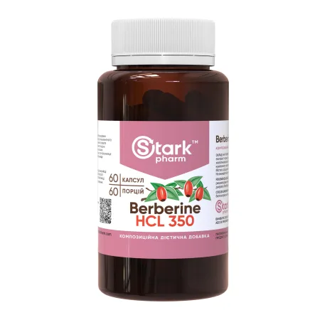 Berberine HCL 350 мг - 60 капс.