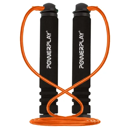 Скакалка PowerPlay 4205 класичний Plus Jump Rope помаранчева 2,7 m.