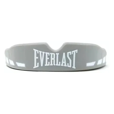 Капа боксерська Everlast EVERGEL MOUTH GUARD сіро-біла універсальна (оригінал) P00003597