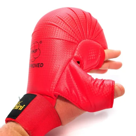 Рукавички накладки для карате Червоний M - XS, S, M, L