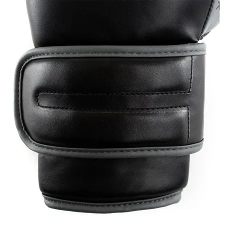 Боксерські рукавички Everlast POWERLOCK 2R TRAINING GLOVE 14 унцій чорно-сірі (оригінал) P00002285