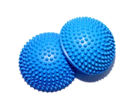 Напівсфера масажна балансувальна їжачок 260грам сіний