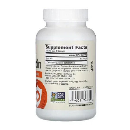 Quercetin 500 - 100 капсул (До 01.27)