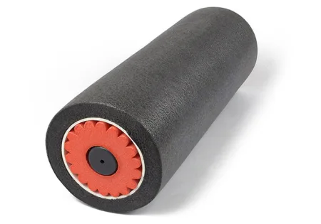 Массажный ролик EasyFit TIO 3 в 1 чёрно-оранжевый