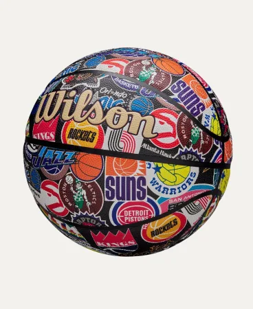 Баскетбольний м'яч Wilson NBA ALL TEAM RETRO BSKT розмір 7 WZ4028501 XB7 Оригінал