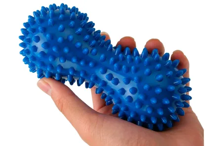 Масажний м'ячик EasyFit Goober з шипами синій