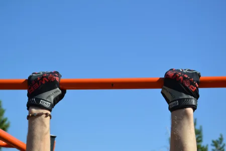 Рукавички для кросфіту з довгим пальцем Power System PS-2860 Cross Power Black/Red - L