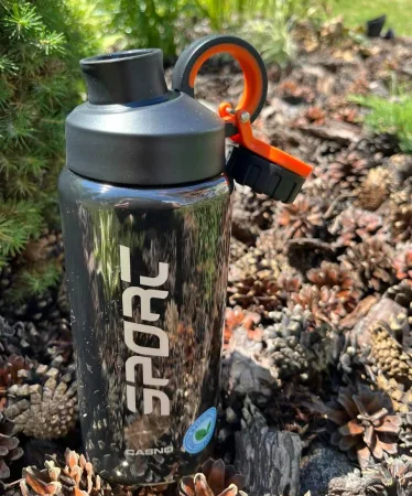 Пляшка для води CASNO - 800 мл KXN-1235 сіра