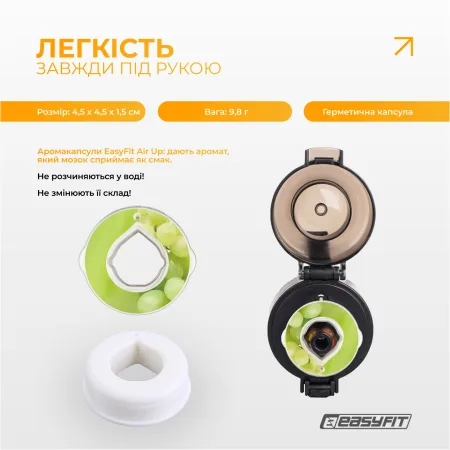 Капсула “зелений виноград” для пляшки EasyFit Air Up