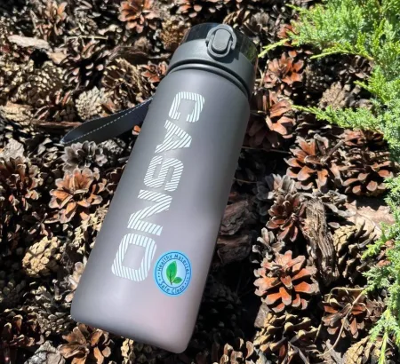 Пляшка для води CASNO 1050 мл KXN-1184 сіра