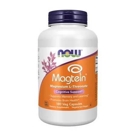 NOW Foods Magtein magnesium l-threonate 180 veg caps