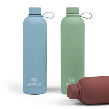 Термос Sport 1000 мл колір блакитний BG09-10