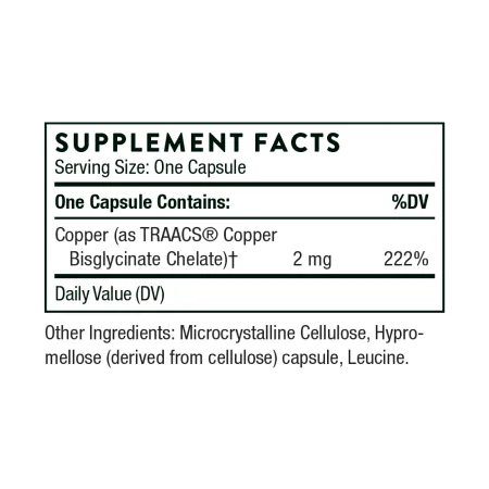 Copper Bisglycinate - 60 капсул