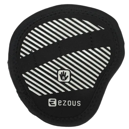 Накладки атлетичні протиковзкі грипад GRIPAD WorkOut ROUND ЗАХИСТ РУК EZOUS чорний