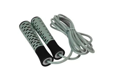 Скакалка PowerPlay 4206 Jump Rope PRO+ сіро-чорна (2,75m.)