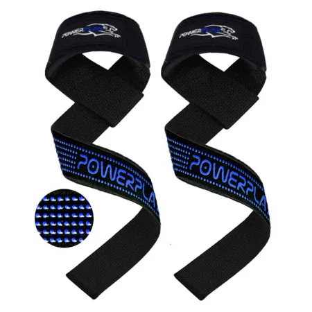 Лямки для тяги PowerPlay 7064 чорно сині