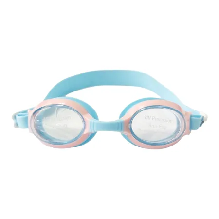Окуляри для плавання дитячі - блакитний/рожевий