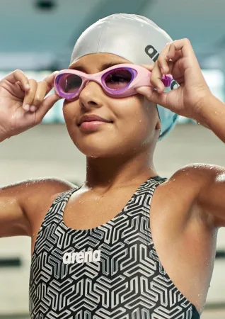 Swimming Goggles Arena THE ONE JR Blue/Pink Kids Universal (Original)