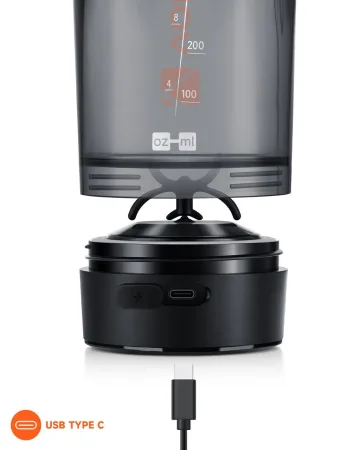 Шейкер спортивний електричний VOLTRX Gallium 700 мл. Tritan Orange