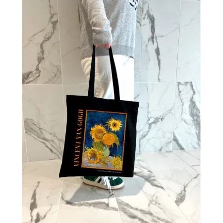 Екошопер BookOpt BK4096 Van Gogh Six Sunflowers чорний