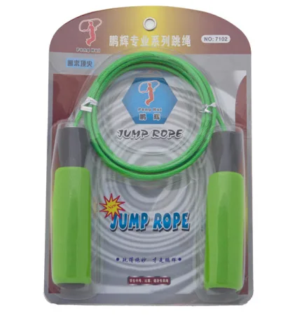 Скакалка швидкісна кросфіт зі сталевим тросом червоний