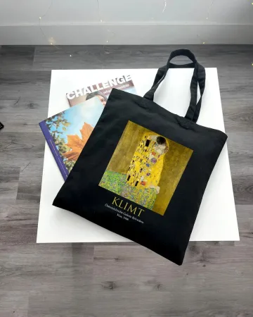 Екошопер BookOpt ВК4064 KLIMT «поцілунок» чорний