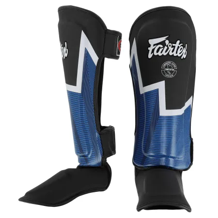 Захист гомілки та стопи шкіряний для єдиноборств FAIRTEX розмір S L BO-9486-BL - M