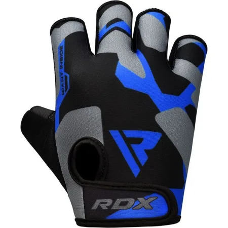 Рукавички для фітнесу RDX F6 Sumblimation Blue M