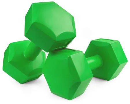 Гантелі композитні PowerPlay 4124 Hercules 2*2 кг. зелені (пара - 2шт.)