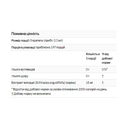 Echinacea Liquid for Kids - 59 мл Апельсин