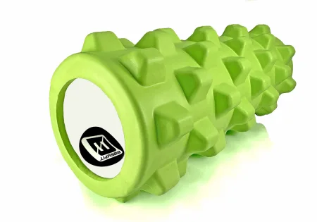 Масажний ролик EasyFit Grid Roller PRO 33 см салатовий