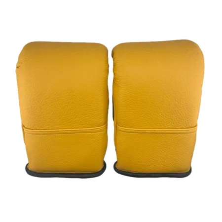 Leather Bag Gloves (Mitts) Yellow - Yellow Universal