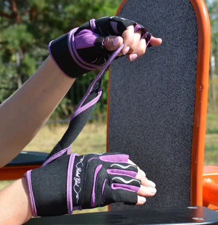 Рукавички для фітнесу Power System PS-2720 Rebel Girl жіночі Purple - S