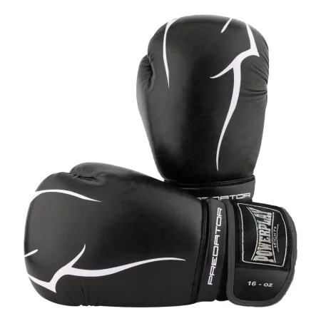 Боксерські рукавиці PowerPlay 3018 Jaguar чорні 8 унцій