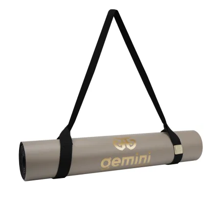 Килимок для йоги каучуковий поліуретан Sport Pro 183 см*68 см*5 мм сірий