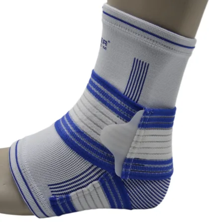Бандажі на гомілкостоп Power System PS-6009 Ankle Support Pro Blue/білий 1 шт. S/M